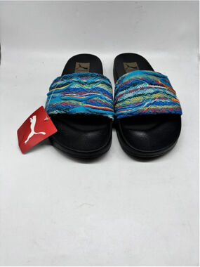 Puma x Coogi Leadcat Slides Island Paradise Men’s 12 Multi 367507-01 NWT